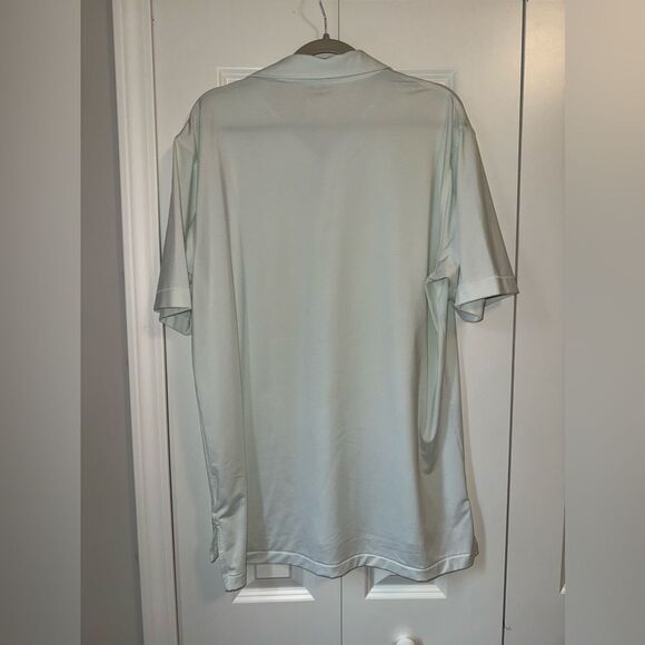 PETER MILLAR LIGHTWEIGHT MENS GOLF TEE STRIPED SUMMER COMFORT STYLE COLLARED - Picture 4 of 5